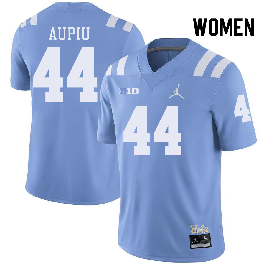 Women #44 Devin Aupiu Big 10 Conference College Football Jerseys Stitched-Power Blue